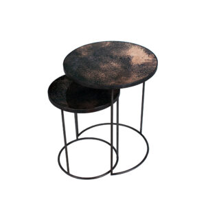 Bronze Nesting Side Table Set