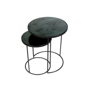 Charcoal Nesting Side Table Set