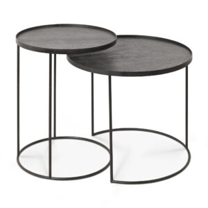 High Round Tray Table Set