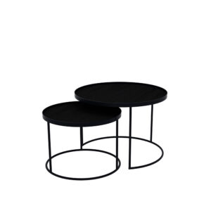 Round Tray Table Set Low