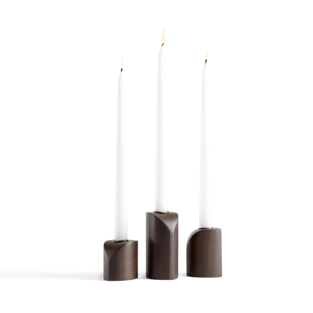 Mahogany PI candle holders - Image 3