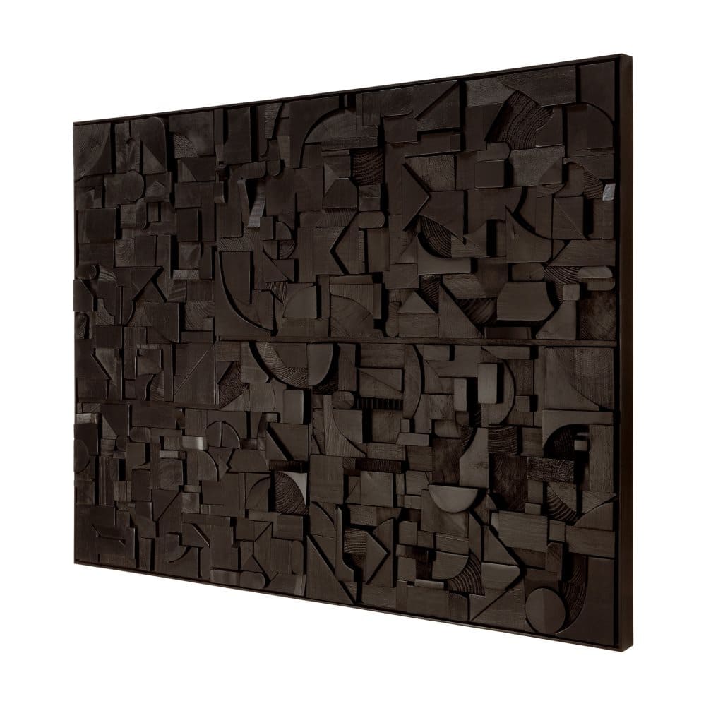 Bricks wall art Black - Image 4