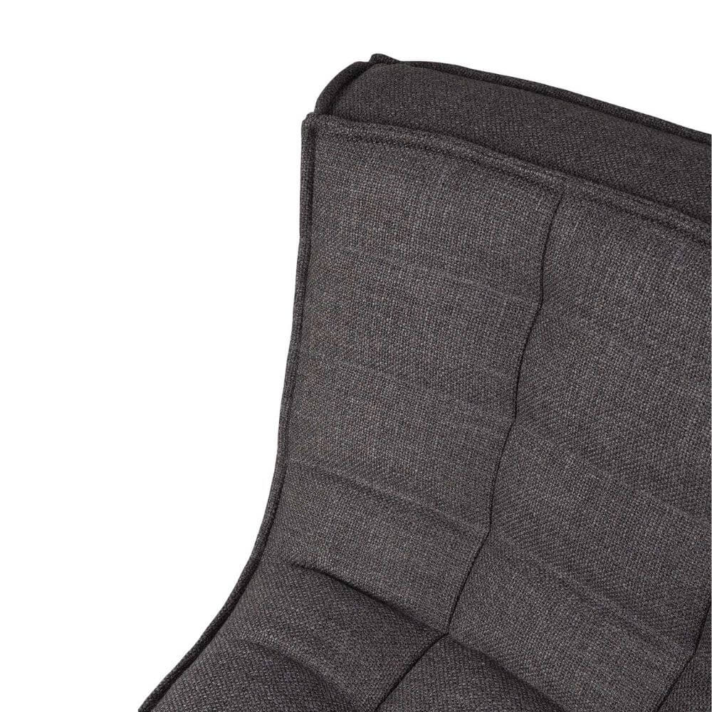 N701 sofa round corner 45° Dark Grey - Image 3