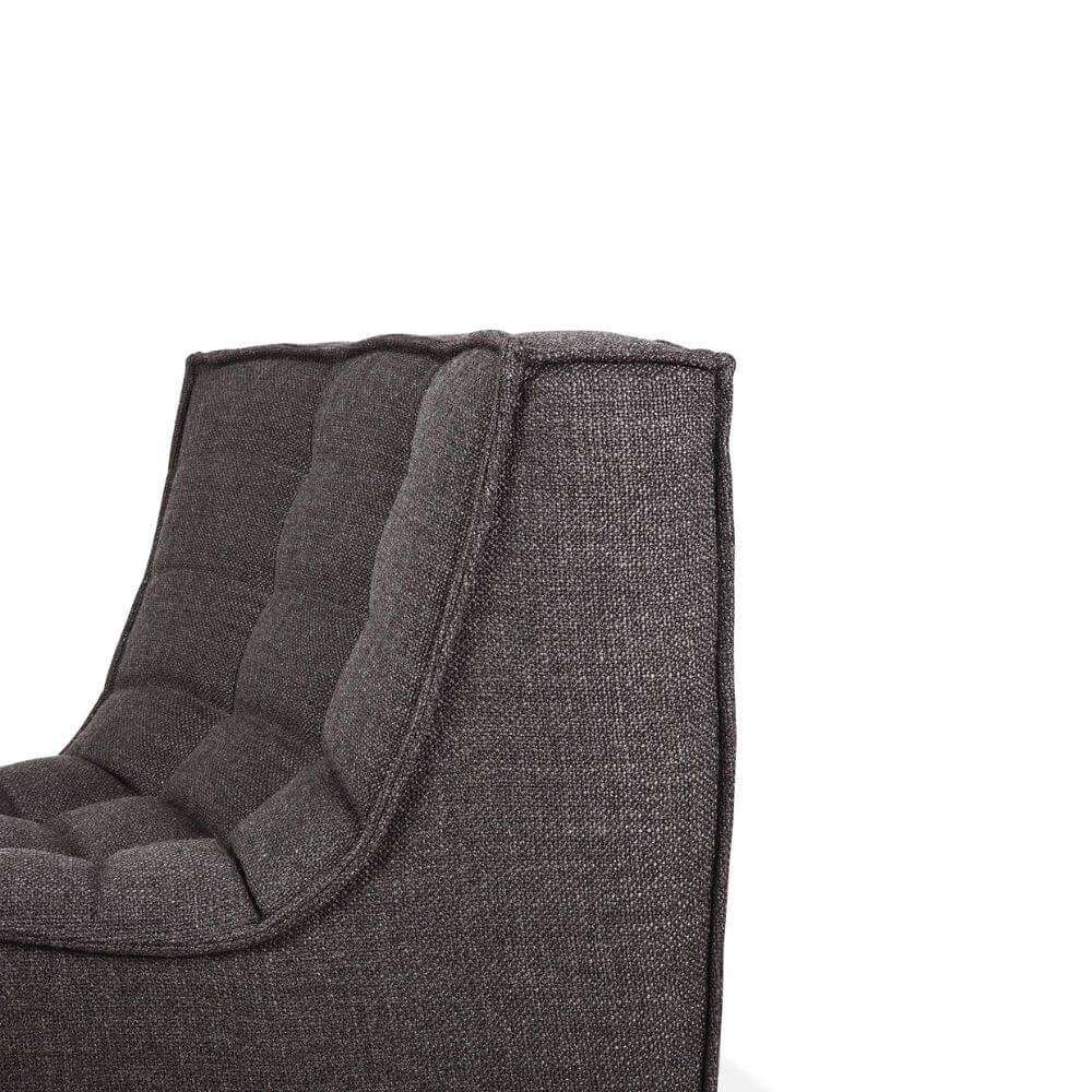 N701 sofa round corner 45° Dark Grey - Image 4