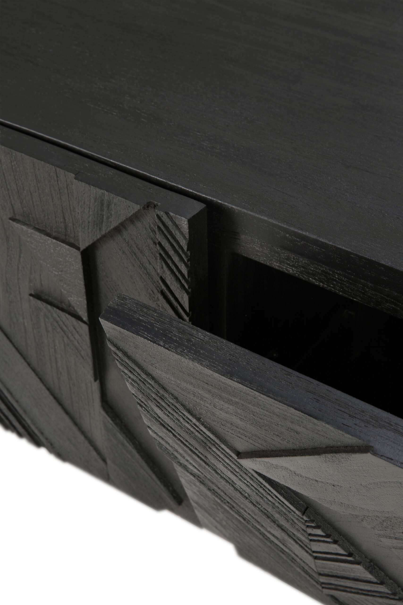 Teak Graphic TV Cupboard - Image 9