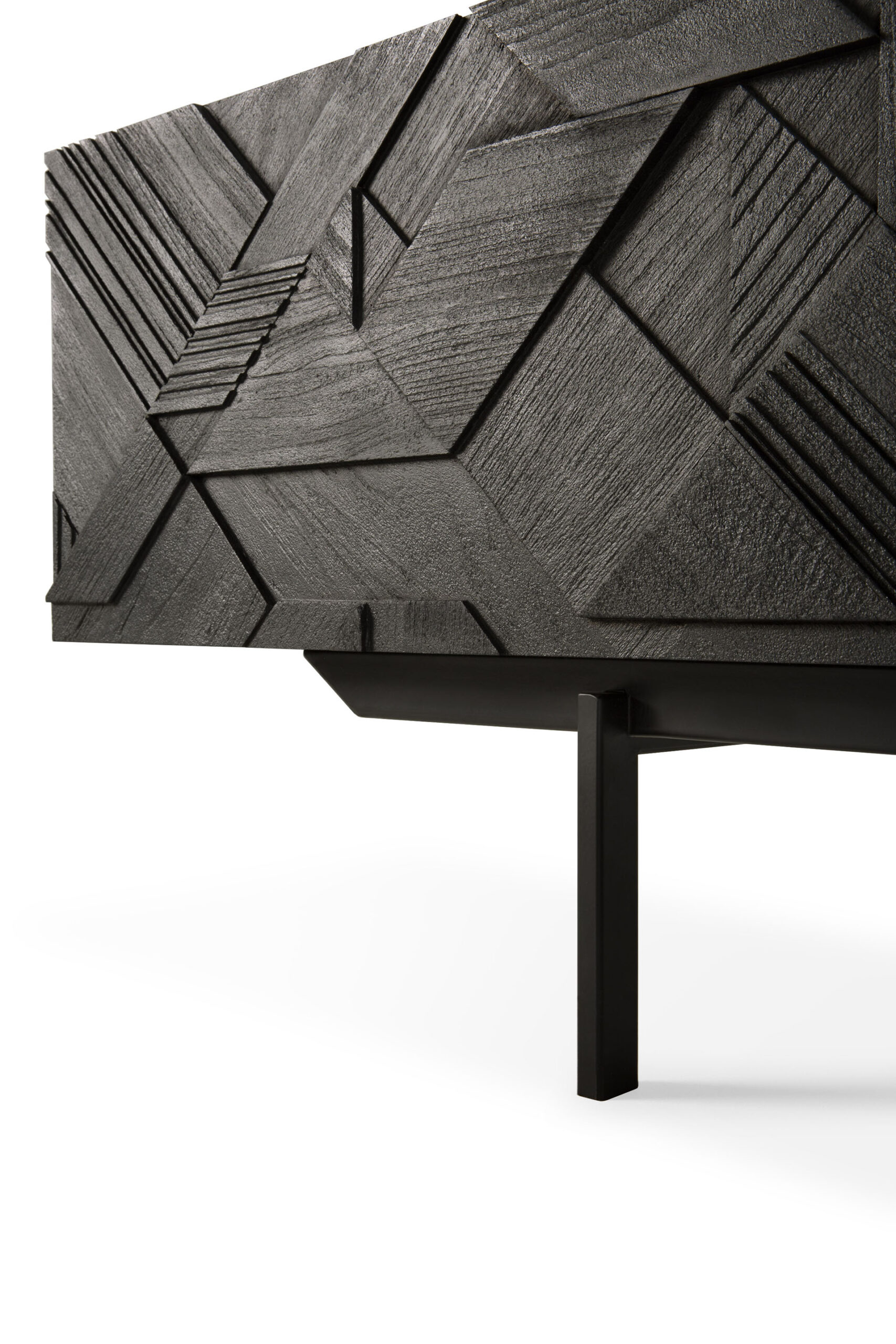 Teak Graphic TV Cupboard - Image 11