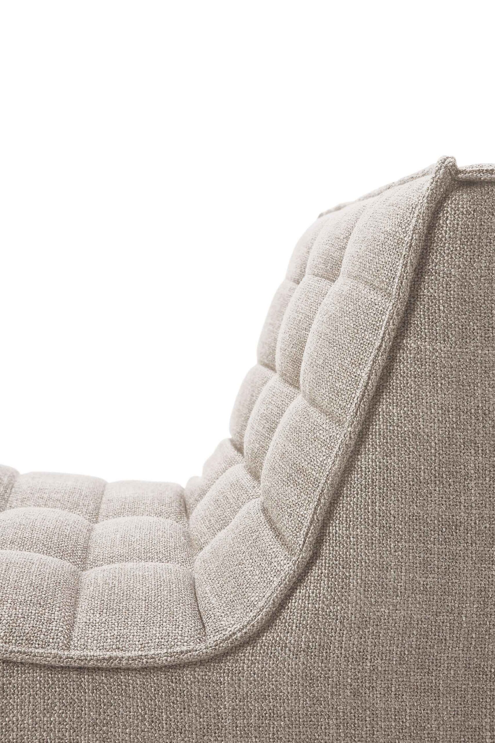 N701 Sofa 1 Seater Beige - Image 5
