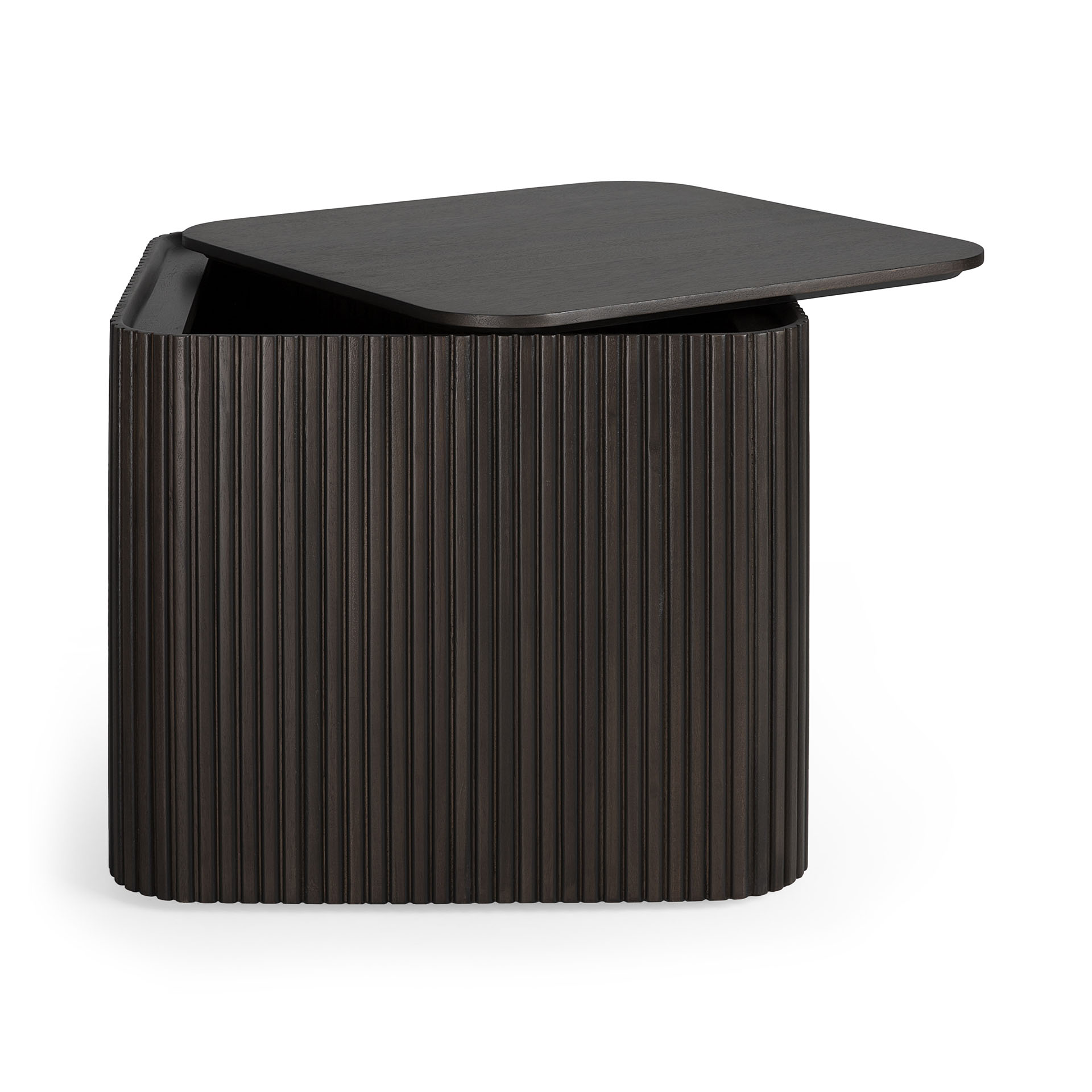 Mahogany Roller Max Square Side Table - Image 3