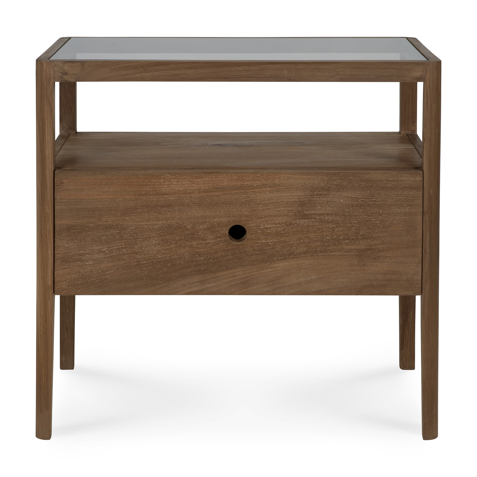 Spindle bedside table