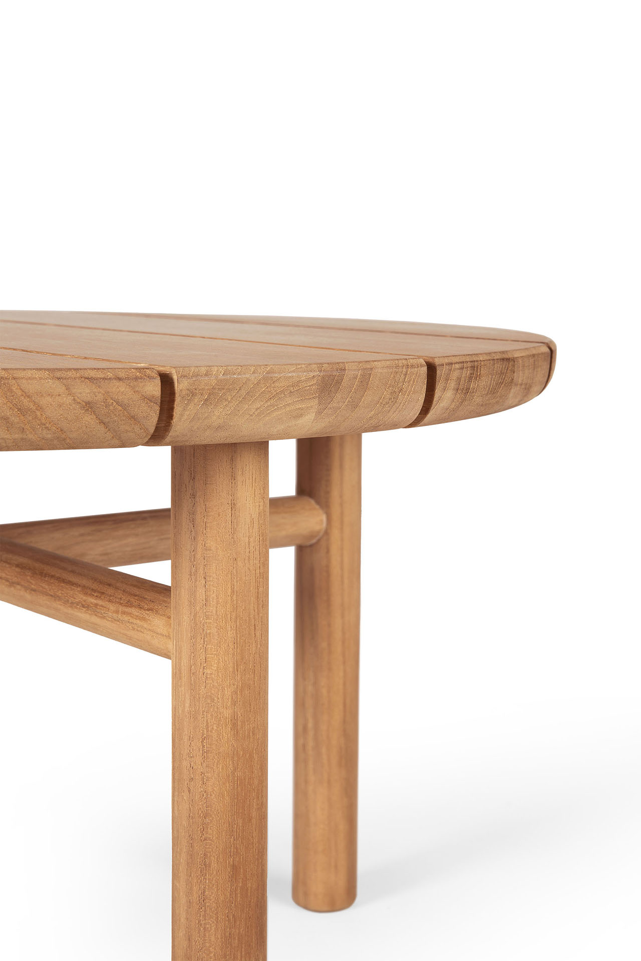 Teak Quatro Outdoor Side Table - Image 4