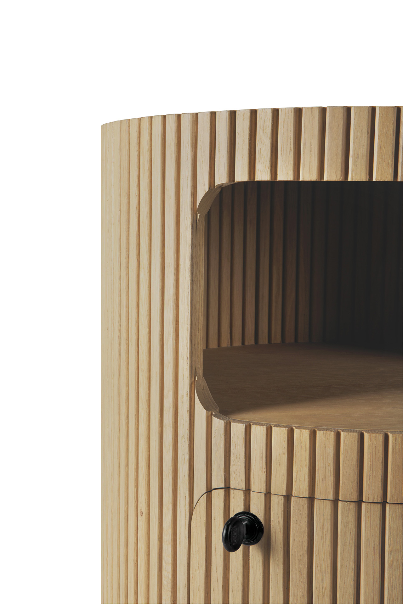 Oak Boomerang drawer unit - Image 4