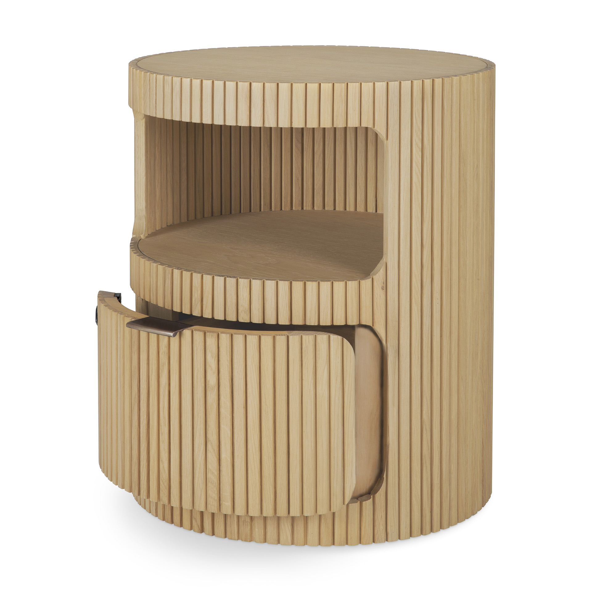 Oak Boomerang drawer unit