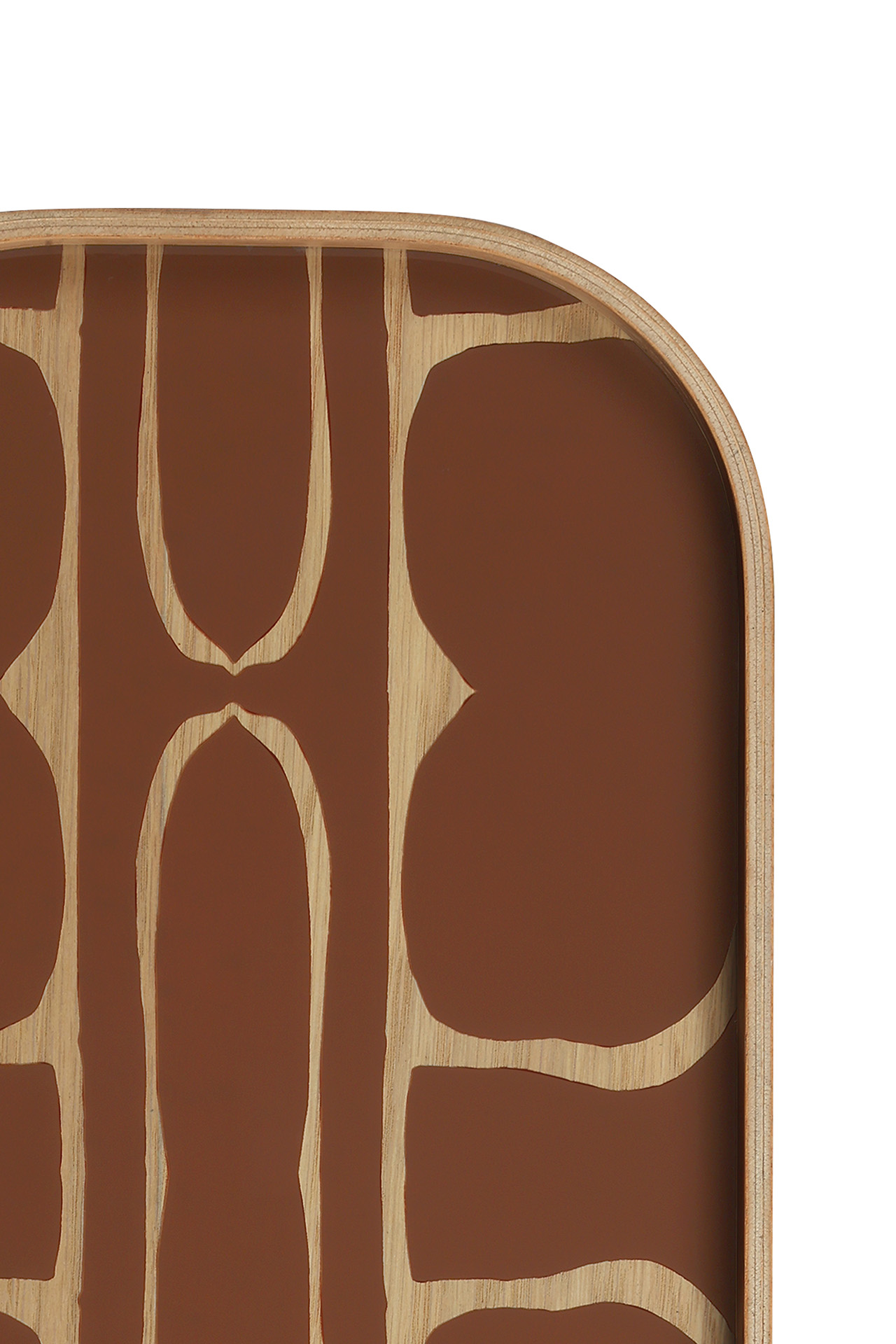 Second Nature Oak auburn valet tray - Image 3